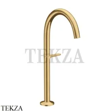Axor ONE Смеситель для раковины Select 260, гарнитур Push‑Open 48030250, Brushed Gold