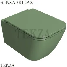 Globo STONE Унитаз подвесной без ободка STS05FE, сиденье с микролифтом, Felce