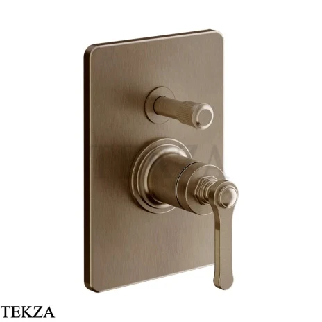 Gessi VENTI20 Смеситель для душа, 2 поток, внешняя часть 65079-761, Coffee Bronze Br. PVD