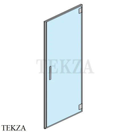 Effegibi Adapta 70 Дверь для хаммам SX HP90040002, Блестящая нержавеющая сталь