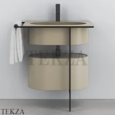 Cielo Kyros Модульная система умывальника с тумбой, Avena-черный Cielo Kyros Модульная система умывальника с тумбой, Avena-черный