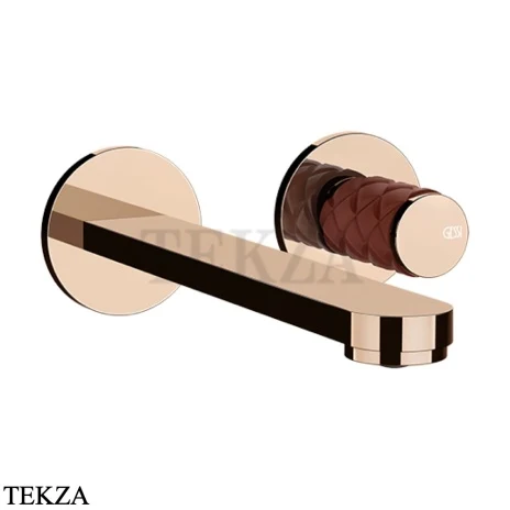 Gessi Pelle Tresse Смеситель для раковины, внешняя часть 78288-444, Red Cherry/ Copper PVD