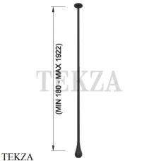 Gessi Goccia Излив для раковины потолочный под размер 33799-299, черный матовый