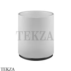 Gessi ANELLO Корзина для мусора, композит белый 45590-706, Black Metal