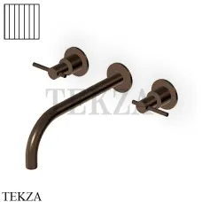 Zucchetti Helm Vertical Смеситель для раковины, внешняя часть ZHL761.XP21G2, brushed chocolate PVD