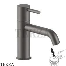 Fantini Nostromo Смеситель для раковины средний, с донным клапаном 50P5E803F, Matt Gun Metal