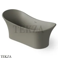 Dea Design Elegant Ванна отдельностоящая овальная 175x75 Solid Surface DD8614 1750 4, Light Grey №4