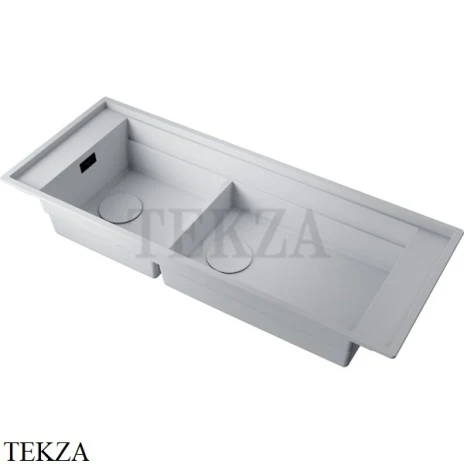 Omoikiri Sintesi Pro 114-2-U/I cn Кухонная мойка Artceramic двойная 4997449, белый матовый