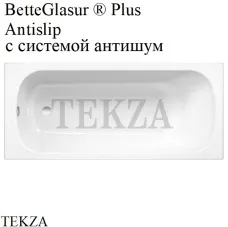 BETTE BETTEFORM Встраиваемая ванна 2947-000 PLUS AD AR, сталь, антишум, BetteGlasur ® Plus, Antislip, белый глянец BETTE BETTEFORM Встраиваемая ванна 2947-000 PLUS AD AR, сталь, антишум, BetteGlasur ® Plus, Antislip, белый глянец