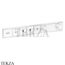 Hansgrohe RainSelect Термостатический модуль, 4 потока, внешняя часть 15382700, белый матовый