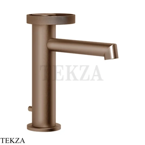 Gessi ANELLO Смеситель для раковины, с донным клапаном 63301-708, Copper Brushed PVD