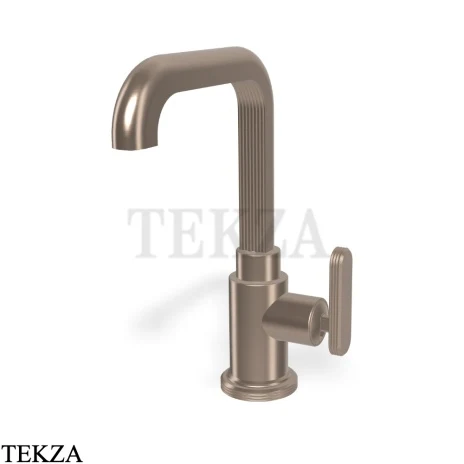 FIMA Carlo Frattini Park Line Смеситель для раковины высокий, с донным клапаном F1321LKS, Brushed Moka Bonze PVD