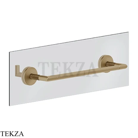 Gessi ANELLO Полотенцедержатель для крепления на стекло, 30 см 63824-726, Warm Steel Br. PVD