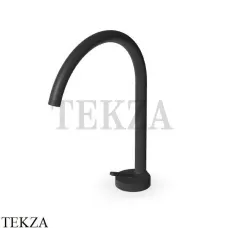 Zucchetti Isy22 Смеситель для раковины высокий, без гарнитуры ZIS1404.N6, черный матовый