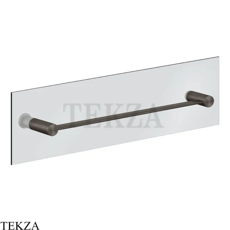 Gessi 316 ACCESSORIES Полотенцедержатель для крепления на стекло, 45 см 54923-707, Black Metal Brushed PVD