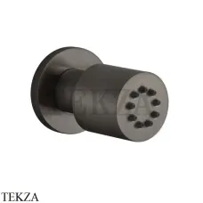 Gessi INCISO SHOWER Боковая форсунка поворотная 13375-707, Black Metal Brushed