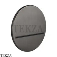 Gessi CASCATA Каскадный излив настенный круглый 65295-707, Black Metal Brushed