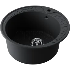 Omoikiri Tovada 51 Кухонная мойка Artgranit круглая 4993369 черный