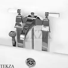 Devon&Devon VIP TIME Смеситель для ванны, ручки из металла 2VPTIME235CR, хром глянец