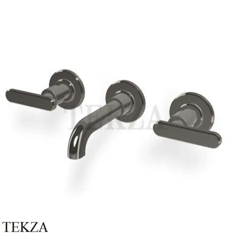 FIMA Carlo Frattini Park Line Смеситель для раковины 3 отв, внешняя часть F1331/5CN, Black chrome