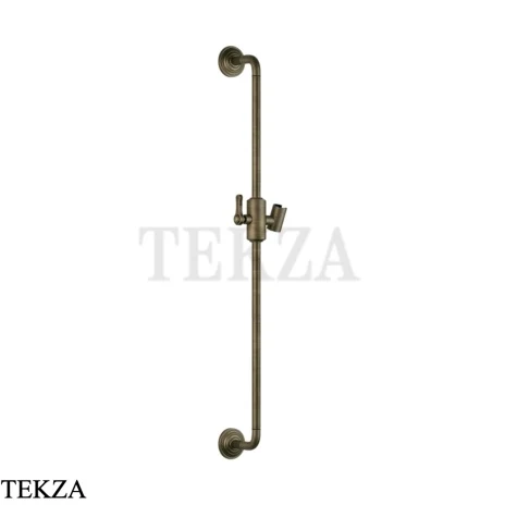 Gessi VENTI20 Штанга для ручного душа с держателем 65145-713, Antique Brass