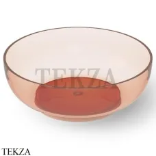 Dea Design Round Ванна отдельностоящая 150x150 см Glasstech DD8610 1500 R9, Brown Copper R9