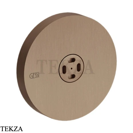 Gessi INCISO SHOWER Боковая форсунка с распылителем 32977-708, Copper Brushed PVD