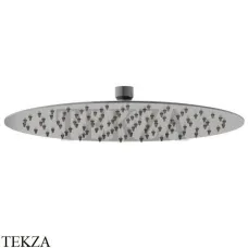 Newform Верхняя душевая лейка D300 сталь 29393X.59.064, PVD Brushed gun metal