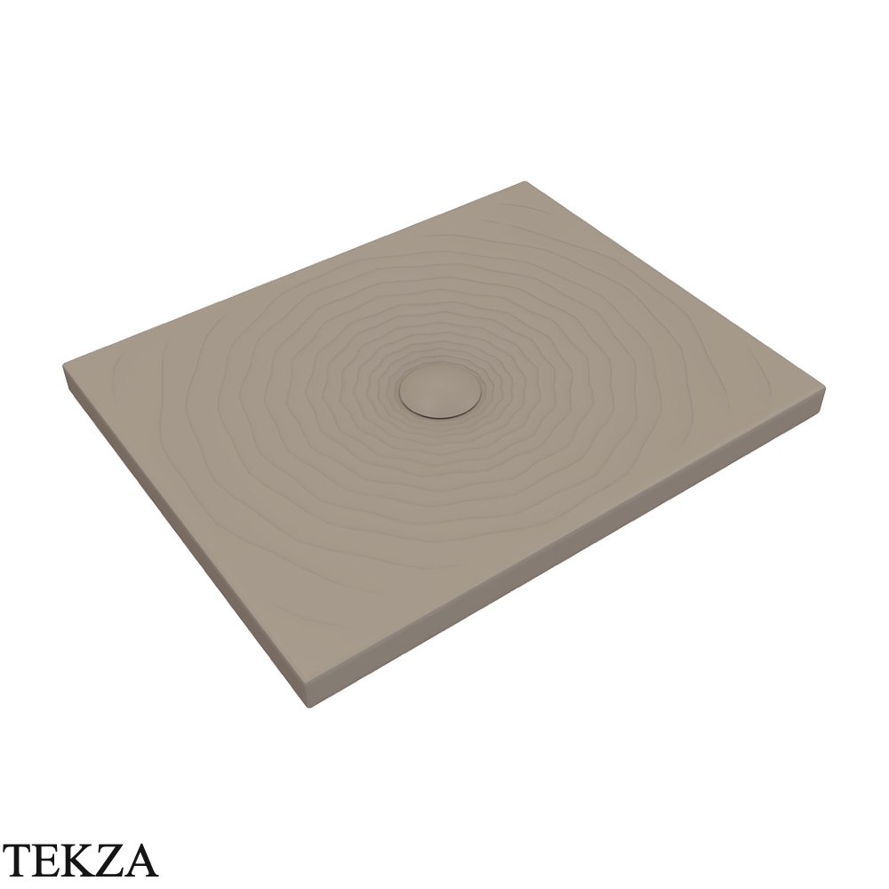 Flaminia Water Drop душевой поддон 90×72×5,5 см, бежевый Argilla матовый