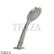Gessi RILIEVO Душевой комплект на борт ванны, лейка, шланг 59127-149, Finox Brushed Nickel