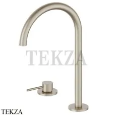 Newform XT Смеситель для раковины высокий, без гарнитура 4220.M0.071, Gold satin