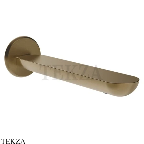 Gessi Perle Излив для раковины на стену 74031-791, бронза Deep