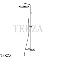 Bossini  APICE Душевая система со смесителем, 280, ручной душ стержень L10508.030, хром глянец