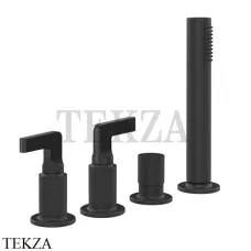 Gessi INCISO Смеситель для ванны, наполнение через слив-перелив 58043-299, Black XL