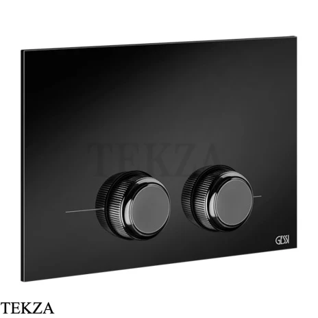 Gessi VENTI20 Клавиша смыва для Geberit omega 12 54655-706, Black Metal PVD