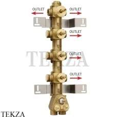 Bossini Встраиваемая часть для термостатического смесителя на 5 потребителей Z030275000