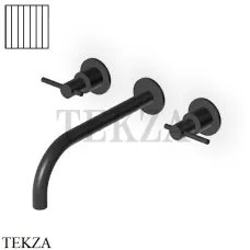 Zucchetti Helm Vertical Смеситель для раковины, внешняя часть ZHL761.XP81G2, brushed total black PVD