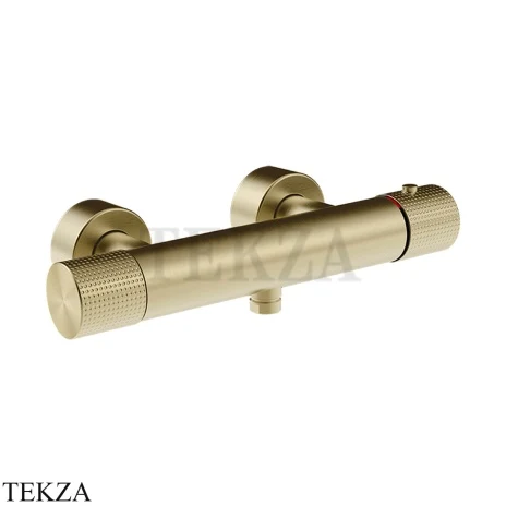 Gessi Habito CESELLO Смеситель термостатический для душа 70433-727, Brushed Brass PVD