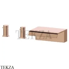 Newform Cascate Смеситель на борт ванны каскад 70032.M0.072, Copper satin