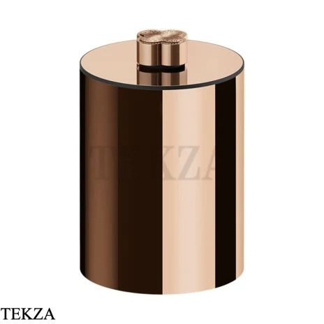 Gessi Ludovica Ведёрко, корзина для мусора с крышкой crystals 76690-030, медь глянец