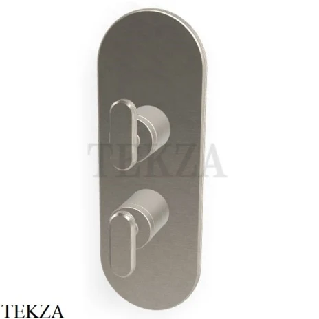 FIMA Carlo Frattini Park Line Смеситель для душа 2-3 потока, внешняя часть F1309X6SN, Brushed nickel