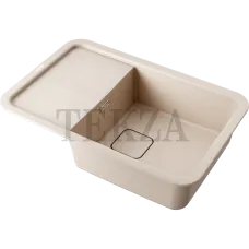 Omoikiri Tasogare 78 Кухонная мойка Artgranit прямоугольная с крылом 4993751 бежевый