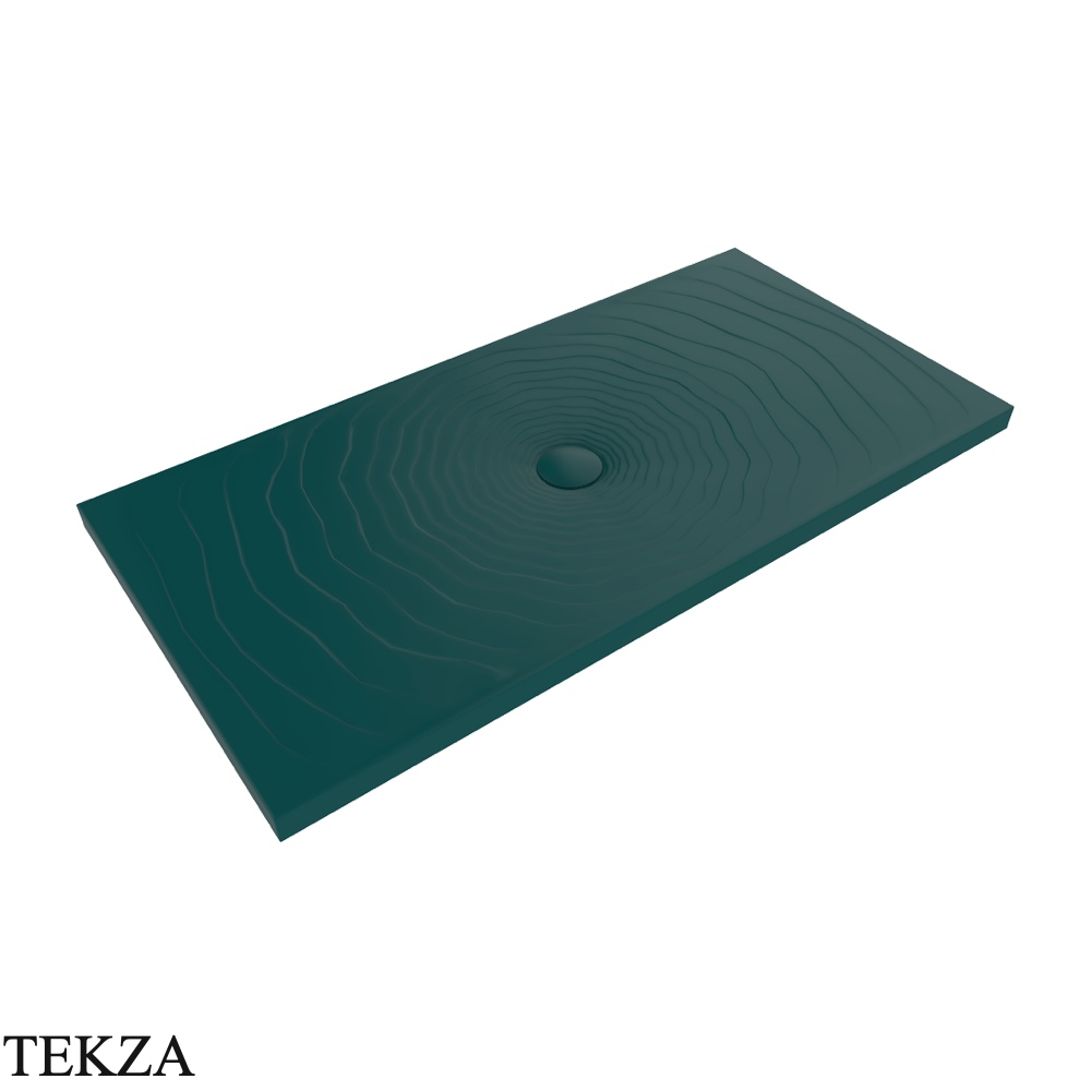 Flaminia Water Drop душевой поддон 160×80×5,5 см, петроль Petrolio матовый