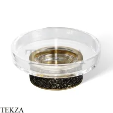 Decor Walther ROCKS Настольная мыльница Swarovski® 0934041, темная бронза-стекло прозрачное