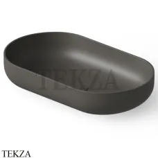 Dea Design Washbasins Раковина настольная овальная Solid Surface DD9104 580 5, Graphite №5