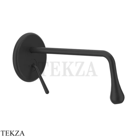 Gessi Goccia Смеситель для раковины длинный излив, внешняя часть 33686-299, Matte Black