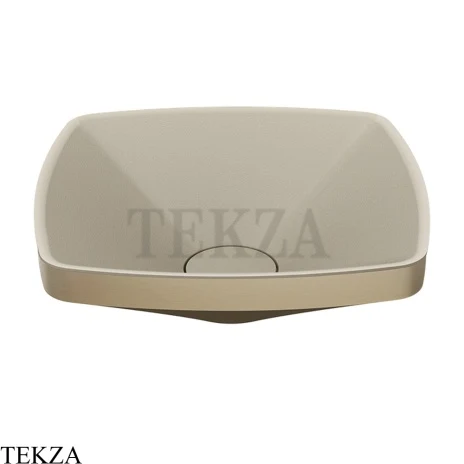Gessi Jacqueline Раковина настольная, без перелива 77610-149, нерж. сталь Brush / никель Brushed