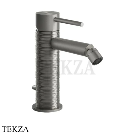 Gessi 316 TRAME Смеситель для биде, с донным клапаном 54307-239, Steel Brushed