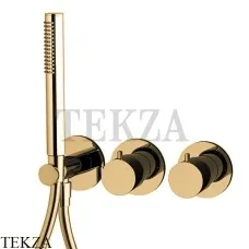 FIMA Carlo Frattini Spillo UP Термостат для душа с гарнитуром F3149WX9OS, Brushed gold