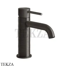 Gessi 316 TRAME Смеситель для раковины, без сливного гарнитура 54302-707, Black Metal Brushed
